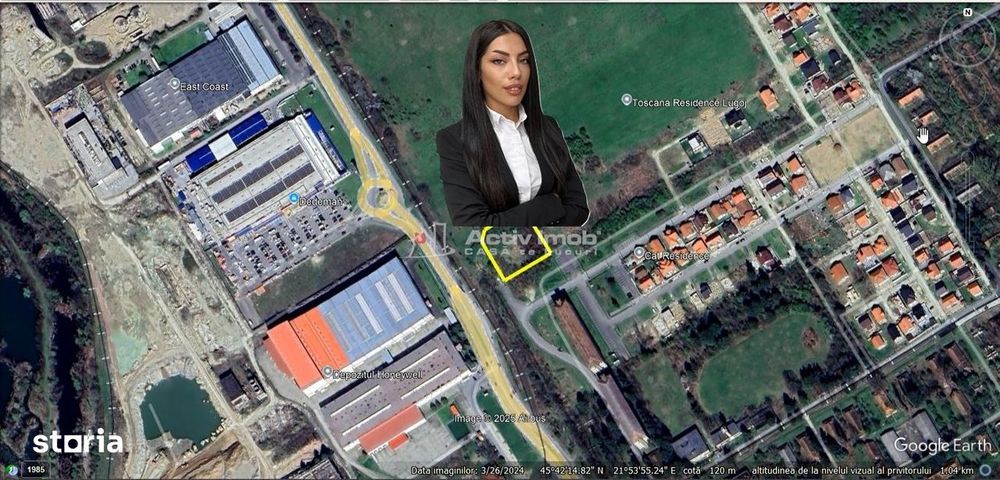 Lugoj, Teren Intravilan cu PUZ Aprobat   2.385 Mp.