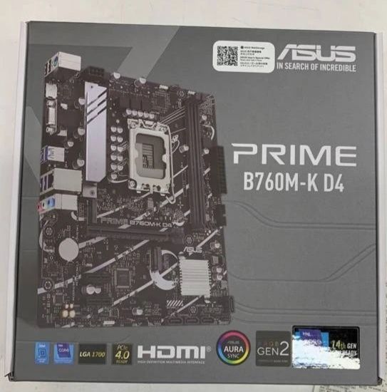 Материнская плата Asus b760m-k d4