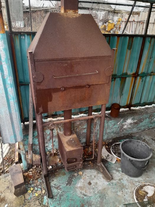 Мангал +коптилка металл 3мм новый