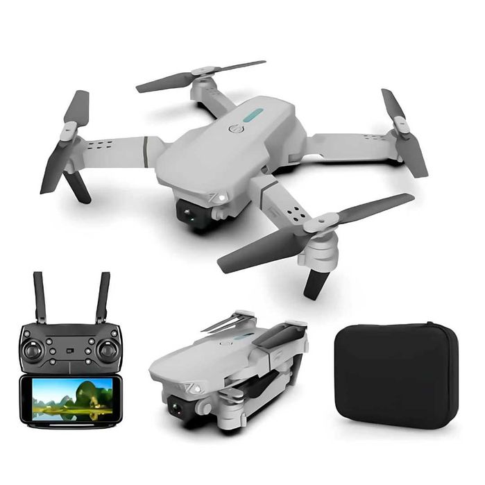 Дрон E88 PRO 4К с две HD камери, 1800 mAh батерия, 15 минути полет