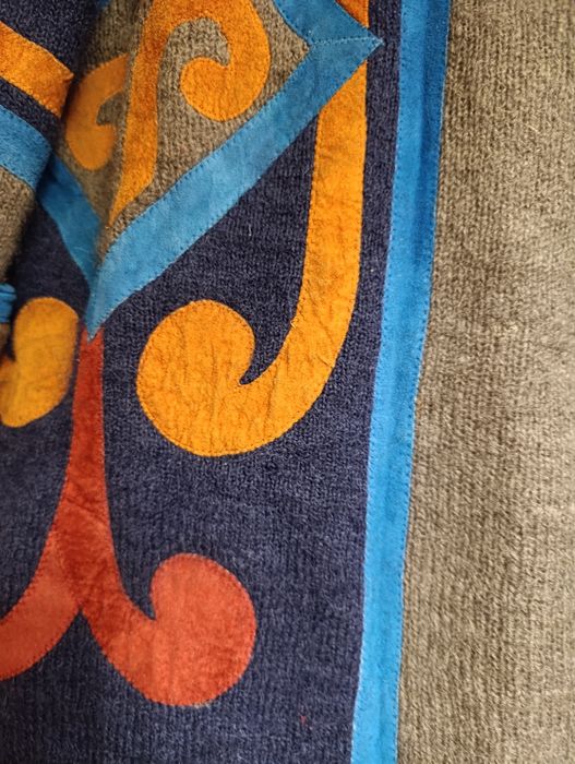 Вълнено плетено палто -ръчна изработка