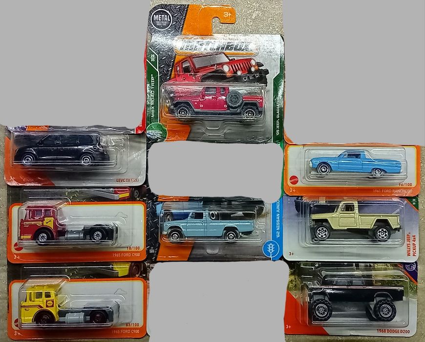 Метални нови колички Мачбокс/Matchbox 1:64