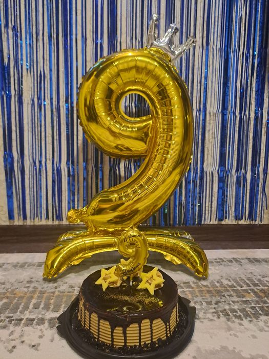 Цифра 9 воздушная