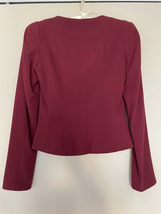 Sacou Blazer H&M grena burgundy 34 XS