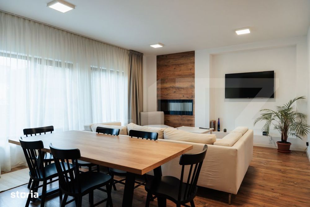 Casa individuala de inchiriat, 120 mp cu garaj si dorari moderne