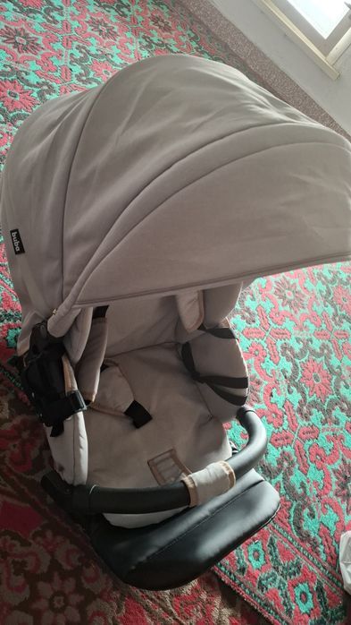 Детска комбинирана количка 3 в 1 Buba - Zaza, Cream