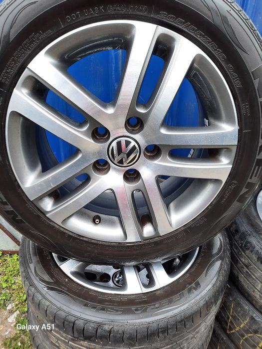 Ляти джанти с гуми 5×112,16цола, фолксваген