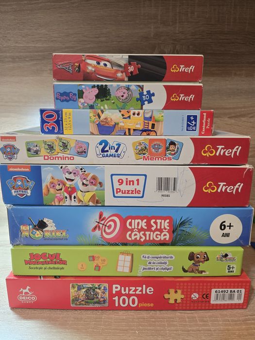 Lot jocuri si puzzle-uri pentru copii