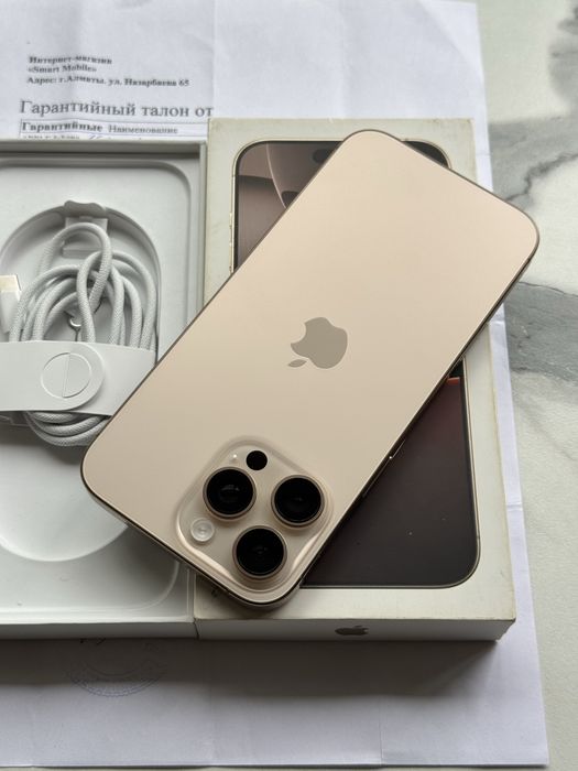 Iphone 16 Pro Max 256 gb емкость 100