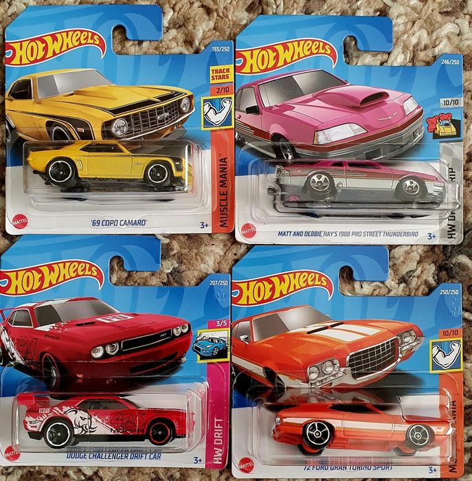 Hot Wheels 4 buc. set