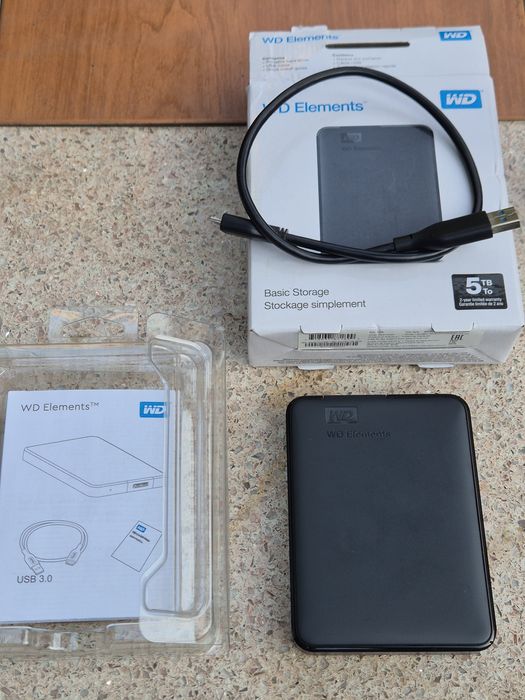 HDD portabil WD Elements 5TB