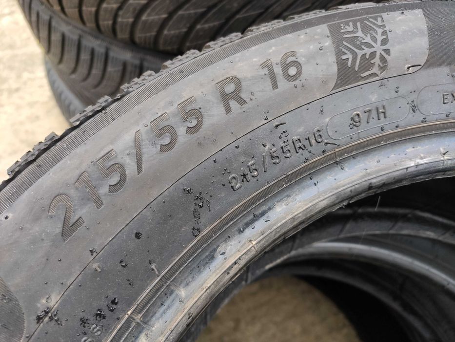4бр Зимни гуми 215 55 16 - Michelin -