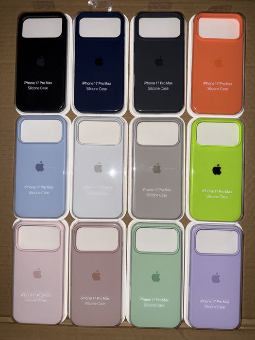 Husa silicon color sau transparenta iPhone 17 Air 17 Pro 17 Pro Max 17
