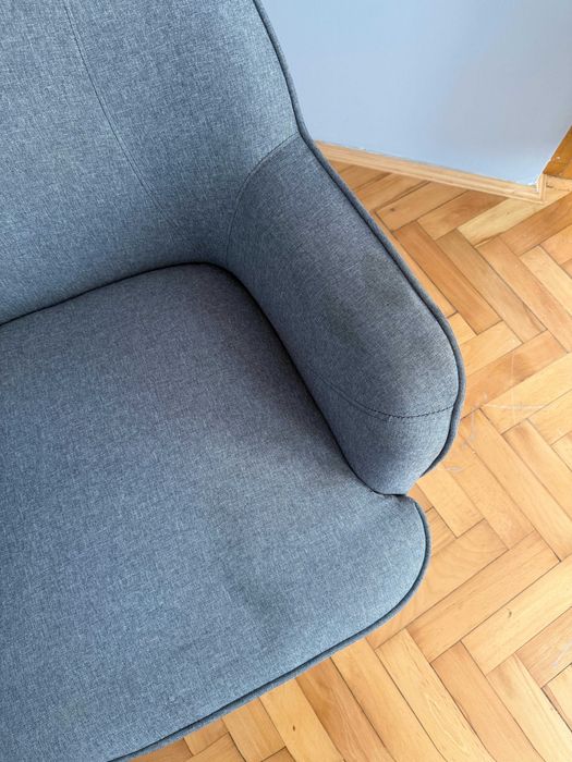 Vand set 2 x Fotilii POMOSE Ligh grey/black + 1 taburet
