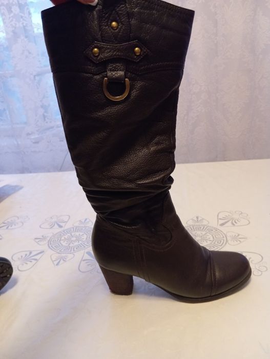 Продам сапоги натуральные