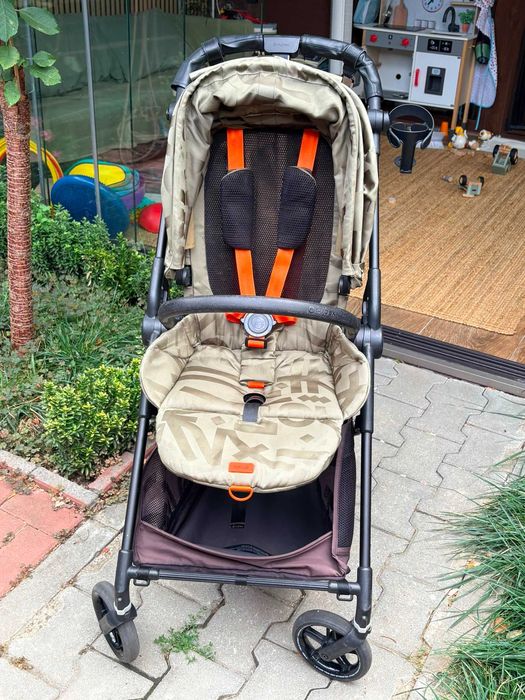 Cărucior Cybex Melio Carbon Olive sport + suport pahar original