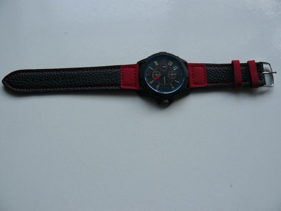 Ceas Barbati BENCHI 3 modele mecanism quartz curea din silicon/piele