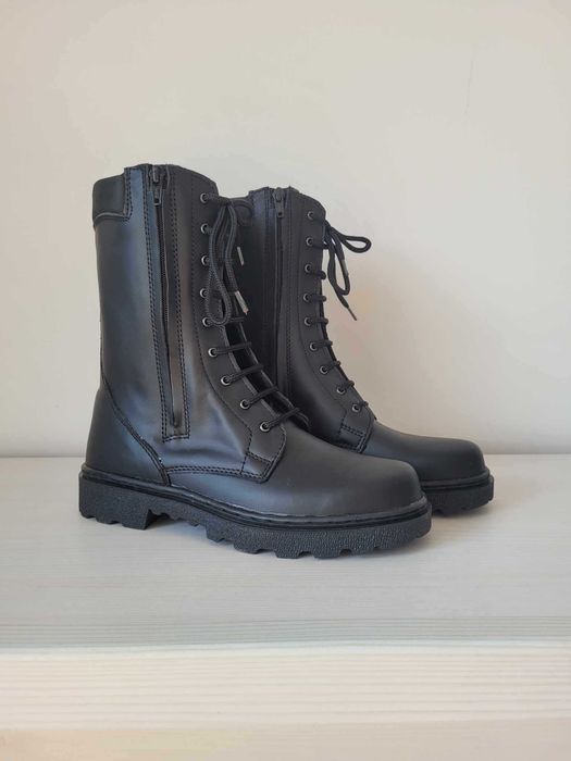 Bocanci din piele militari jandarmi pompieri de la producator