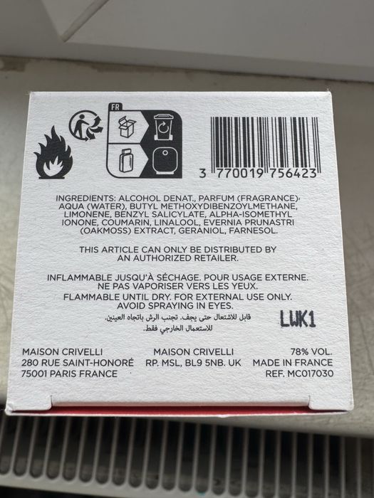 Parfum Maison Crivelli Neroli Nasimba