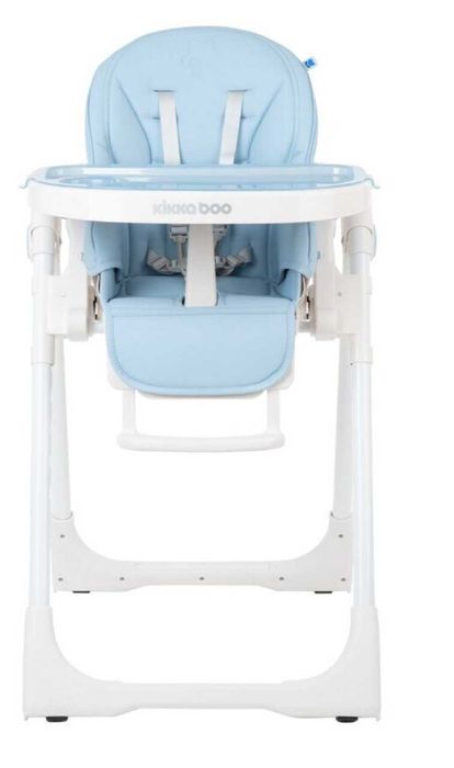 Scaun masă copii KikkaBoo Pastello Blue NOU | pliabil, reglabil, 6-36 luni