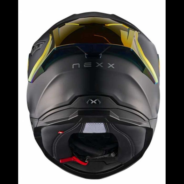 Каска NEXX Y100R SUBSONIC Black Red Matt