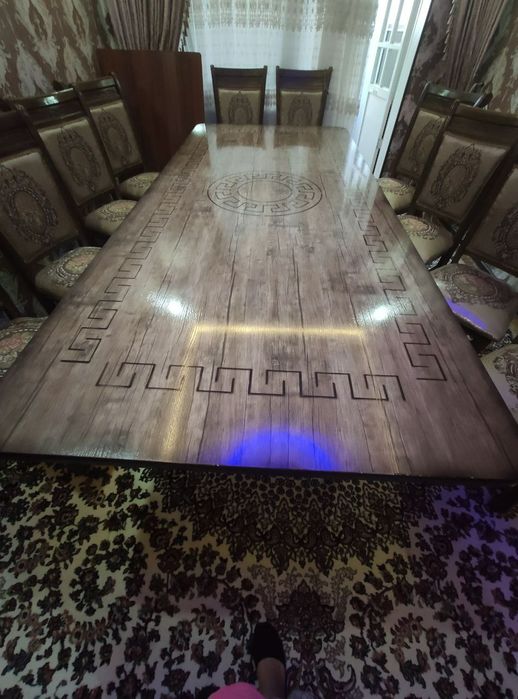 Стол стул 12 кишилик  
Стол стул 12 кишилик 
Холати ях