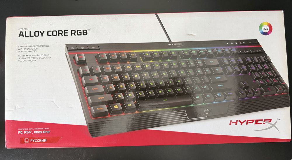Клавиатура HyperX Alloy Core RGB
