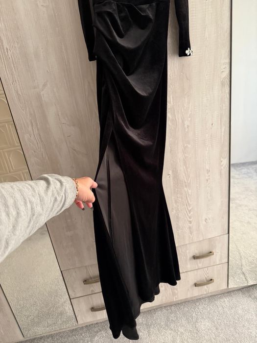 Rochie eleganta,catifea eleastica.
