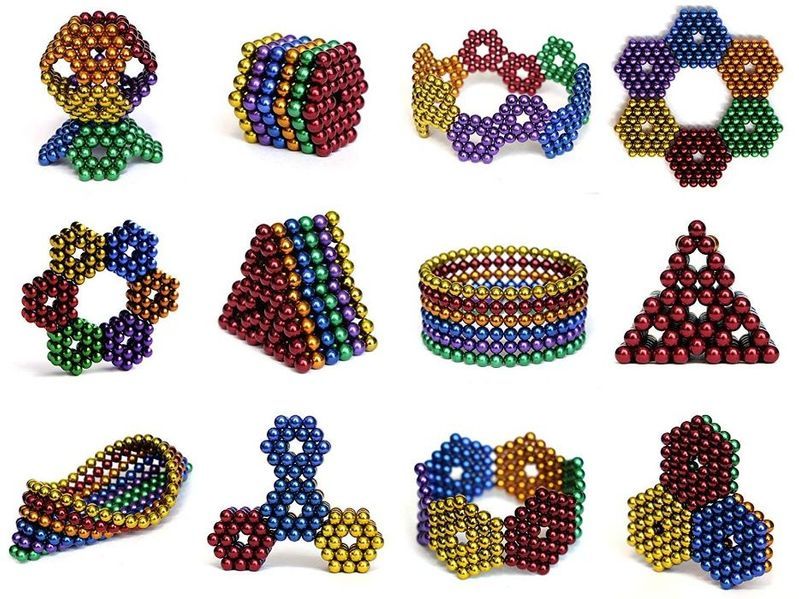 225бр Магнитни Неодимови Топчета + БОНУСИ Метална Кутия и Книжка