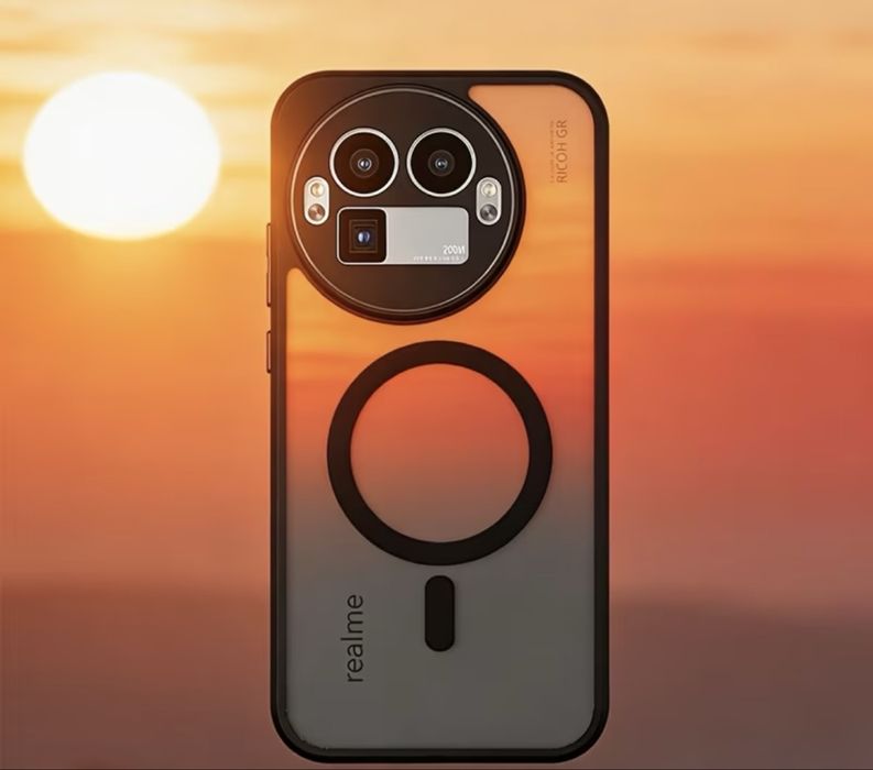 Realme Gt 8pro кейс,Shockproof,Magsafe,ударо-устойчив,матов гръб