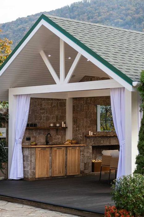 Кровля Ондулин Гибкая черепица Мягкая кровля Крыша