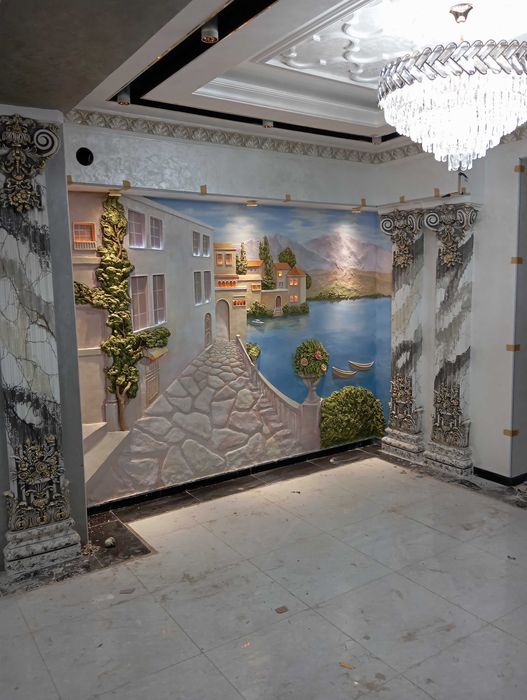 Rassomlik va dekor xizmati – devorga rasm chizish (Urganch)