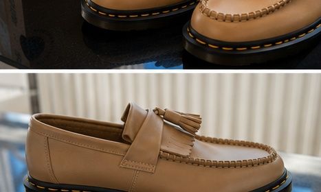 Dr. Martens Adrian YS Tassel Loafers EU43 | Saddle Tan | Model Rar