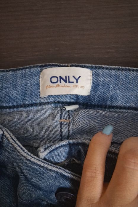Blugi ONLY cu talie înaltă – efect de subțiere, fit feminin, mărimea 3