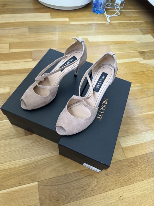 Pantofi Musette piele intoarsa 37