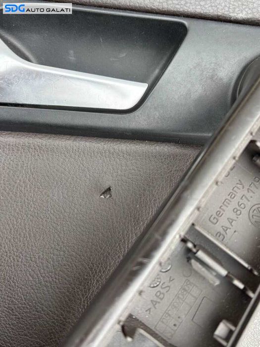 Panou Tapiterie Fata de Usa Interioara Stanga Spate cu Perdeluta Volkswagen Passat B7 Berlina Sedan 2010 - 2015 Cod 3AE867211DQ 3AE867211 [K9673]