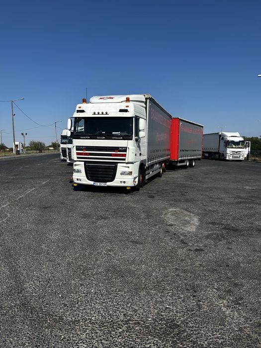 Daf Xf 105 Jumbo Truck 110 m 3 Camion 3 axe 8,1 mt lungime