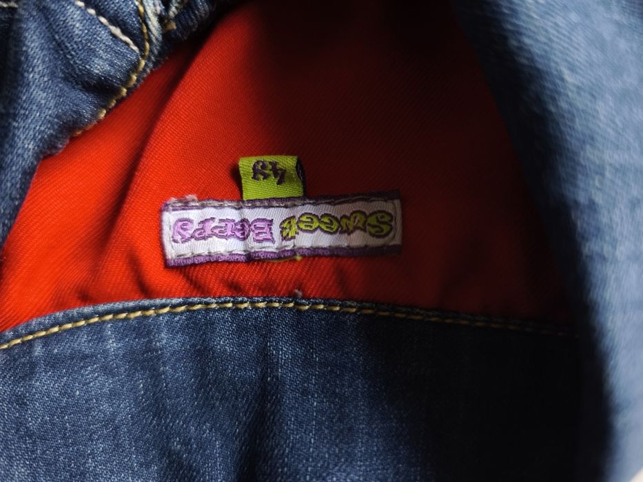 Куртка джинсовая на девочку рост 80