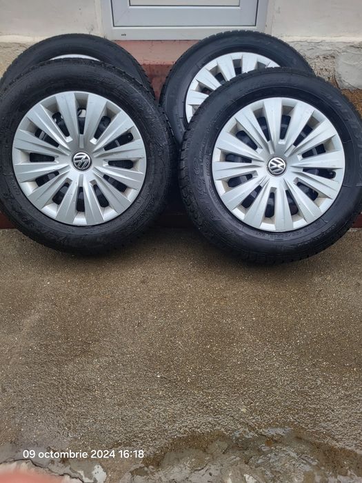Roți VW r15 anvelope de iarnă