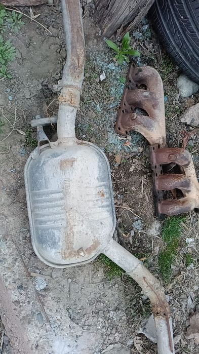 Выхлоп мерседес 124 м102 2.3