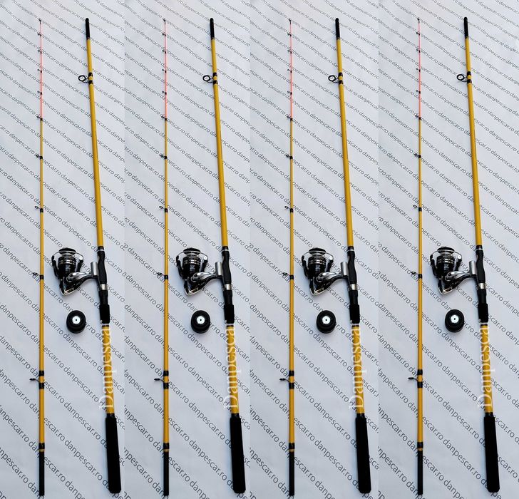 SET 4 Lansete PROFL DUAL FORCE tip Feeder 3m +4 Mulinete SAIMINO X4000