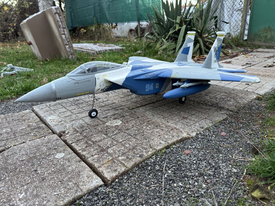 RC самолет + втори фюзелаж JET EDF 64 F15 eagle със стабилизация
