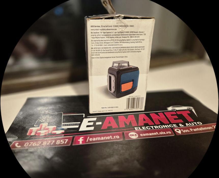 Nivela Laser Dexter 360° – Raza Verde 25 m