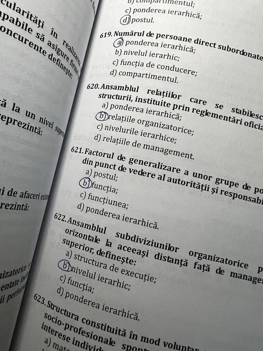 Teste grila- Pro Universitaria