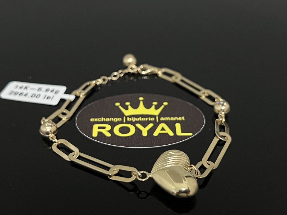 Bijuteria Royal CB : Bratara dama aur nou 14k 5,94gr