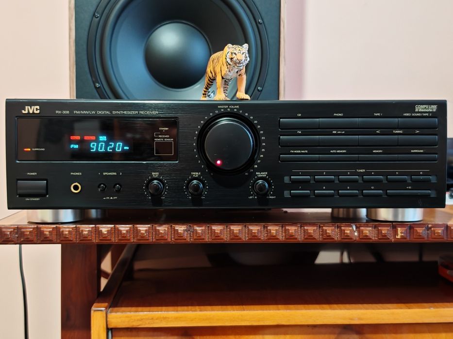 Jvc RX-308BK. Receiver de clasă. Estetică de raft. Preț fix !