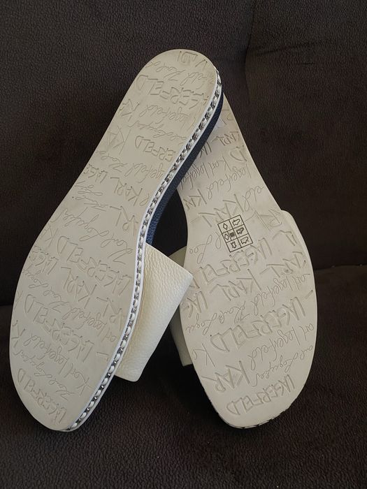 Оригинални чехли Karl Lagerfeld | Естествена кожа