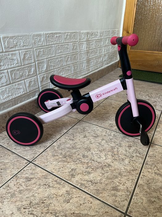 Tricicleta cu pedale Kinderkraft 4 Ttrike roz 3 in 1