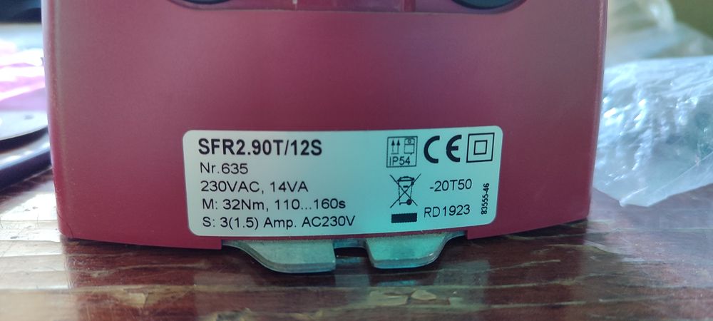 Электропривод для противопожарных систем