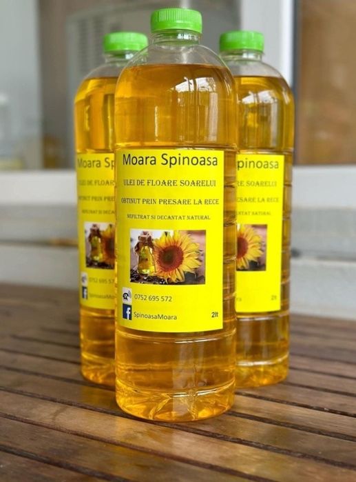 Vânzare Ulei de Floarea Soarelui Presat la Rece  20 litri- 240 lei